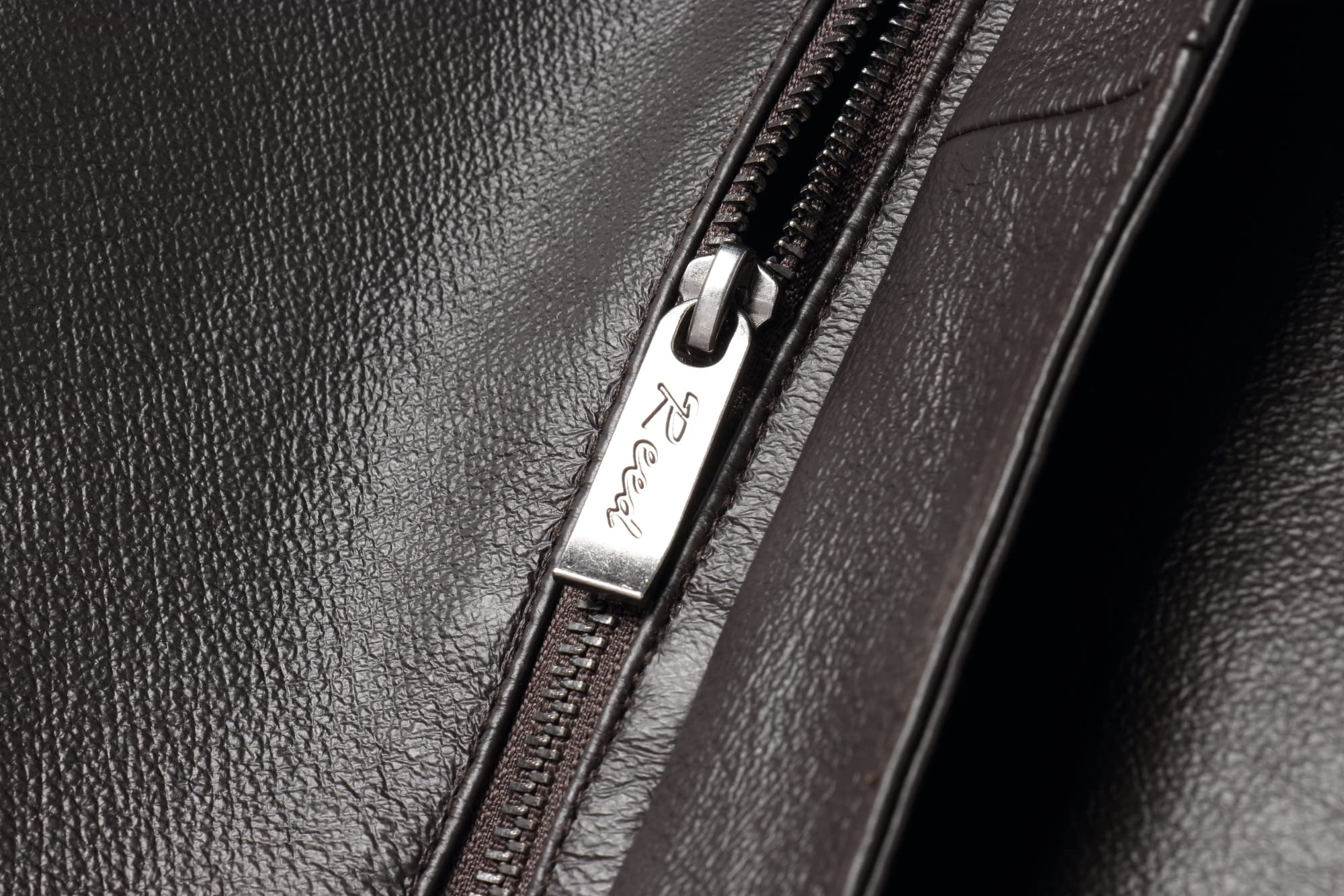 REED Men’s Luxury Leather Bomber Jacket – Genuine Leather American Style with Broad Shoulder Fit - Image 8