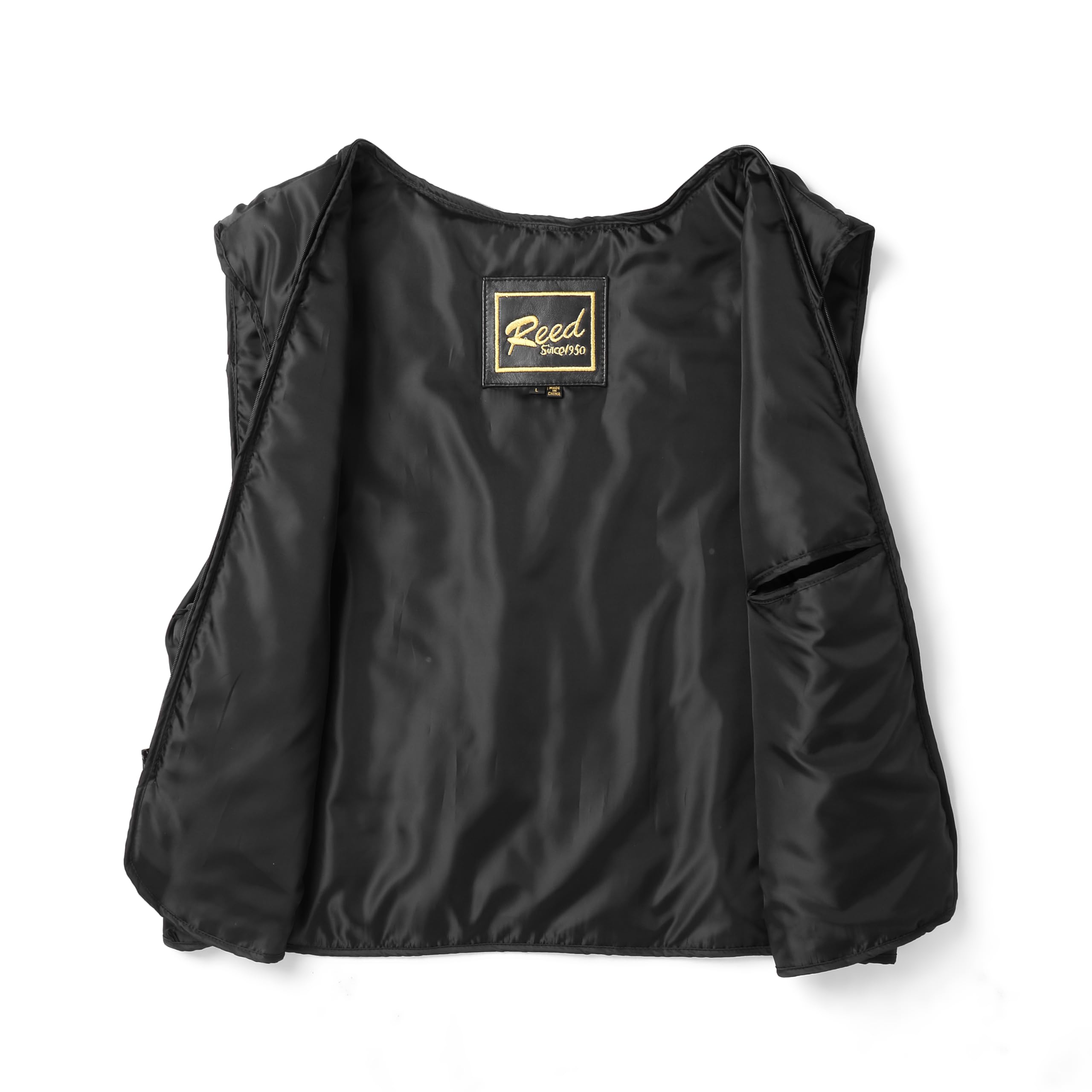 REED Men's New Zealand Lambskin Leather Jacket - Image 10